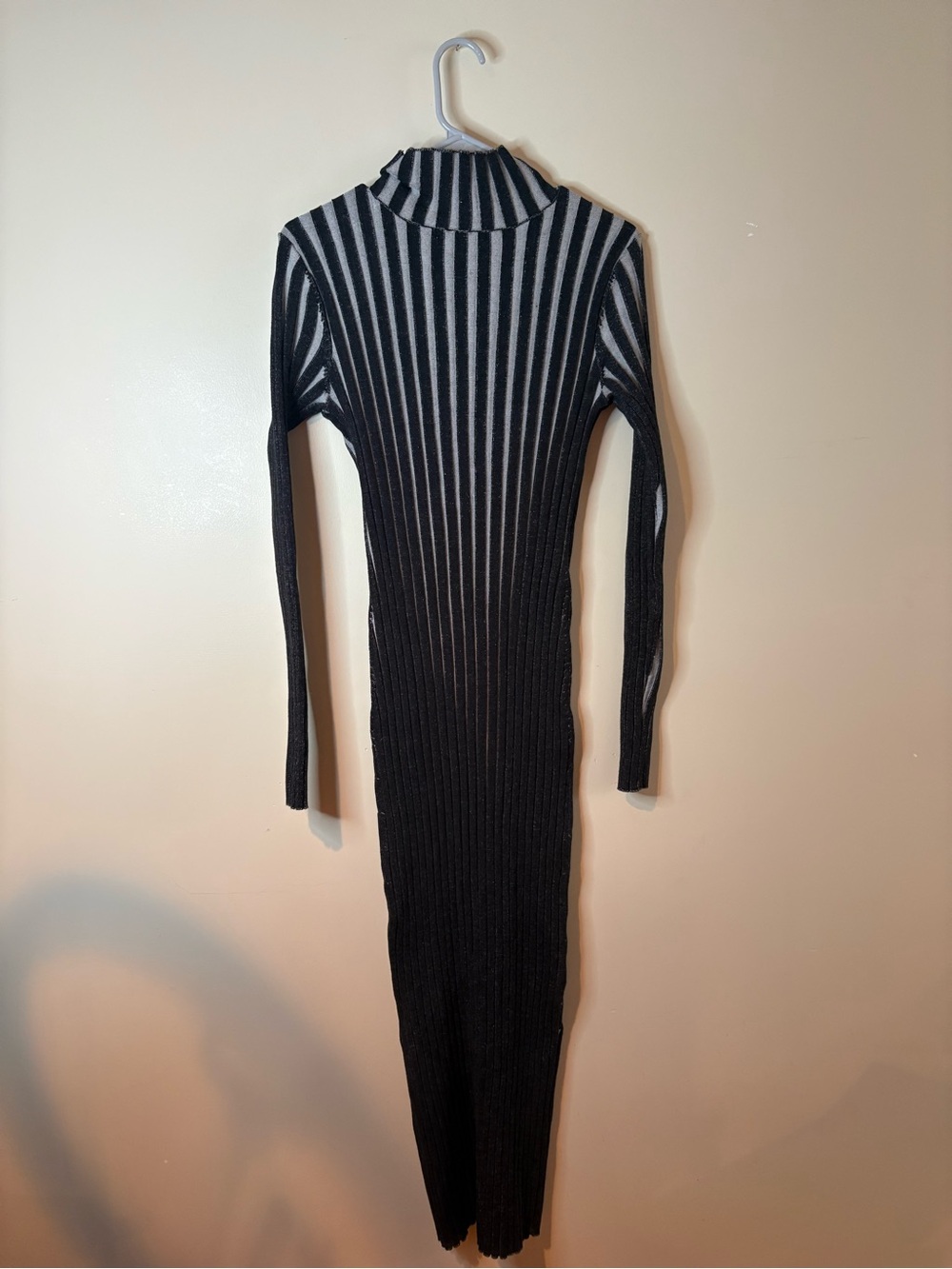 Fp Beach By Free People Black Lucia- Sweater Maxi Dress Nwot View 5
